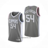 Camiseta Los Angeles Clippers Patrick Patterson #54 Earned 2020-21 Gris