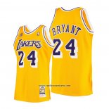 Camiseta Los Angeles Lakers Kobe Bryant #24 60th Anniversary Mitchell & Ness 2007-08 Amarillo