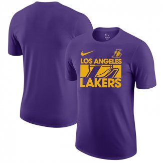 Camiseta Manga Corta Los Angeles Lakers Violeta