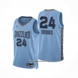 Camiseta Memphis Grizzlies Dillon Brooks #24 Statement 2022-23 Azul