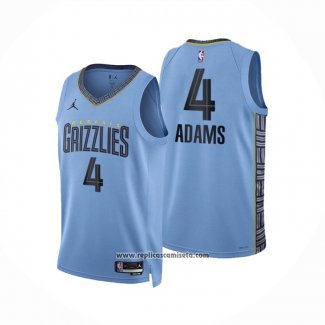 Camiseta Memphis Grizzlies Steven Adams #4 Statement 2022-23 Azul