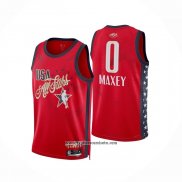 Camiseta NBA All Star 2026 Tyrese Maxey NO 0 Rojo