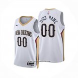 Camiseta New Orleans Pelicans Personalizada Association 2024-25 Blanco