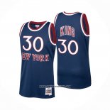 Camiseta New York Knicks Bernard King #30 Mitchell & Ness 1982-83 Azul