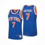 Camiseta New York Knicks Carmelo Anthony #7 Mitchell & Ness 2012-13 Azul