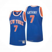 Camiseta New York Knicks Carmelo Anthony #7 Mitchell & Ness 2012-13 Azul