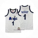 Camiseta Nino Orlando Magic Tracy McGrady #1 Mitchell & Ness 2003-04 Blanco