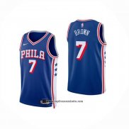 Camiseta Nino Philadelphia 76ers Jaylen Brown NO 7 Icon 2025-26 Azul