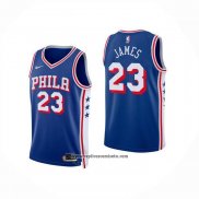 Camiseta Nino Philadelphia 76ers LeBron James NO 23 Icon 2025-26 Azul