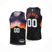 Camiseta Nino Phoenix Suns Personalizada Ciudad 2025-26 Negro
