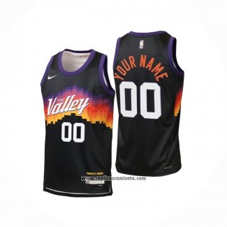 Camiseta Nino Phoenix Suns Personalizada Ciudad 2025-26 Negro