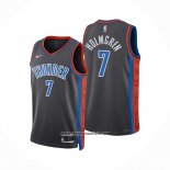 Camiseta Oklahoma City Thunder Chet Holmgren #7 Ciudad 2022-23 Gris