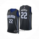 Camiseta Orlando Magic Franz Wagner NO 22 Icon 2024-25 Negro