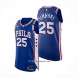 Camiseta Philadelphia 76ers Joel Embiid #25 Icon Autentico Azul