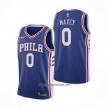 Camiseta Philadelphia 76ers Tyrese Maxey #0 Icon Azul