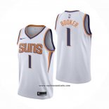 Camiseta Phoenix Suns Devin Booker #1 Association Blanco