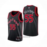 Camiseta Toronto Raptors Freddie Gillespie #55 Statement 2020-21 Negro