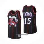 Camiseta Toronto Raptors Vince Carter #15 Mitchell & Ness 1998-99 Negro2