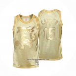 Camiseta Toronto Raptors Vince Carter #15 Mitchell & Ness 1998-99 Oro
