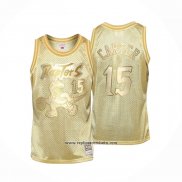 Camiseta Toronto Raptors Vince Carter #15 Mitchell & Ness 1998-99 Oro