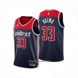 Camiseta Washington Wizards Kyle Kuzma NO 33 Statement 2024-25 Azul