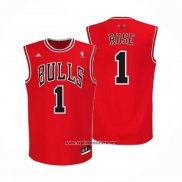 Camiseta Chicago Bulls Derrick Rose #1 Rojo