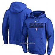 Sudaderas con Capucha Dallas Mavericks Practice Performance 2022-23 Azul