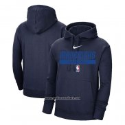 Sudaderas con Capucha Dallas Mavericks Practice Performance 2022-23 Azul2