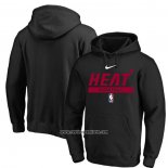 Sudaderas con Capucha Miami Heat Practice Performance 2022-23 Negro