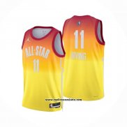Camiseta All Star 2023 Brooklyn Nets Kyrie Irving #11 Naranja