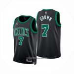 Camiseta Boston Celtics Jaylen Brown NO 7 Statement 2023-25 Negro