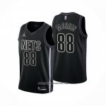 Camiseta Brooklyn Nets Markieff Morris #88 Statement 2022-23 Negro