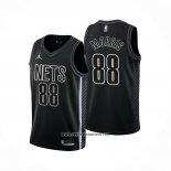Camiseta Brooklyn Nets Markieff Morris #88 Statement 2022-23 Negro