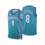 Camiseta Charlotte Hornets Dennis Smith JR #8 Classic 2023-24 Verde