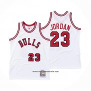 Camiseta Chicago Bulls Michael Jordan #23 Mitchell & Ness 1984-85 Blanco