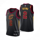 Camiseta Cleveland Cavaliers Kyrie Irving #2 Statement 2020-21 Negro