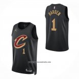 Camiseta Cleveland Cavaliers Max Strus NO 1 Ciudad 2025-26 Negro