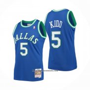 Camiseta Dallas Mavericks Jason Kidd #5 Mitchell & Ness 1994-95 Azul