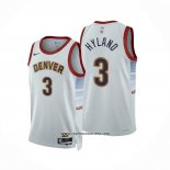 Camiseta Denver Nuggets Nahshon Hyland #3 Ciudad 2022-23 Blanco