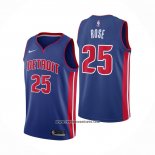 Camiseta Detroit Pistons Derrick Rose #25 Icon 2018-19 Azul