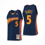 Camiseta Golden State Warriors Baron Davis #5 Mitchell & Ness 2006-07 Azul