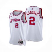 Camiseta Houston Rockets Jock Landale #2 Ciudad 2023-24 Blanco