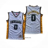 Camiseta Indiana Pacers Tyrese Haliburton NO 0 Mitchell & Ness 2020-21 Blanco
