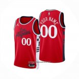 Camiseta Los Angeles Clippers Personalizada Statement 2024-25 Rojo