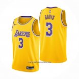 Camiseta Los Angeles Lakers Anthony Davis #3 Icon 2020-21 Amarillo