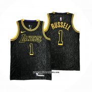 Camiseta Los Angeles Lakers D'Angelo Russell #1 Mamba 2021-22 Negro