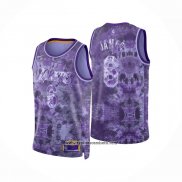 Camiseta Los Angeles Lakers LeBron James #6 Select Series 2023 Violeta