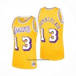 Camiseta Los Angeles Lakers Wilt Chamberlain #13 Mitchell & Ness 1971-72 Amarillo