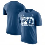 Camiseta Manga Corta Minnesota Timberwolves Azul