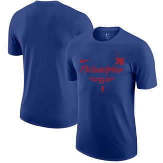 Camiseta Manga Corta Philadelphia 76ers Azul